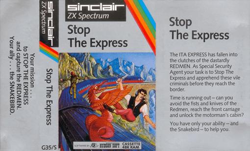 Stop the Express box art for ZX Spectrum